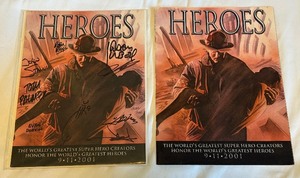 lot 121 image: Heroes #1 Comic Book Signed by Neal Adams, John Cassaday, Adam Kubert, Jae Lee, Joe Quesada, Robin Riggs, Tom Palmer and Other Creators Marvel
