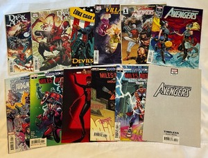 lot 125 image: (12) Various Comic Books - Marvel, Miles Morales, Avengers, Dark Ages, and More