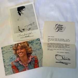 lot 142 image: Olivia Newton John Signed Photo