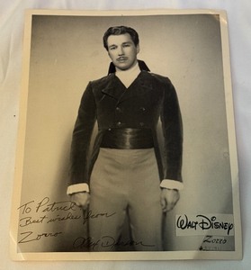 lot 143 image: Alexandor Darson Zorro Signed Photo
