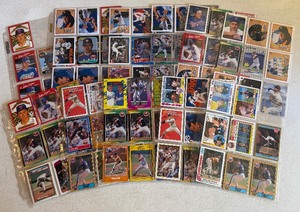 lot 158 image: Nolan Ryan Large Baseball Card Collection in Binder Sheets