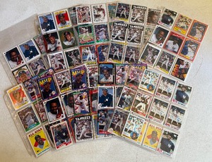 lot 160 image: Dave Winfield Large Baseball Card Collection in Binder Sheets