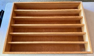 lot 169 image: Baseball Dispay Case Solid Wood Holds 60 Baseballs (1)