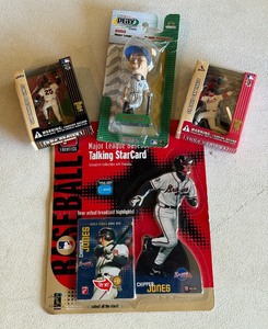 lot 172 image: (4) Baseball Figures - Bonds, McGwire, Matsui, Jones
