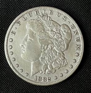 1882 Morgan Silver Dollar