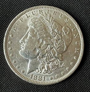 lot 7 image: 1881-O Morgan Silver Dollar