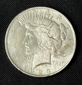 lot 15 image: 1923 Peace Dollar