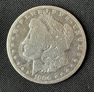 lot 22 image: 1900-O Morgan Silver Dollar