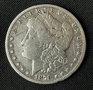 lot 28 image: 1879-O Morgan Silver Dollar
