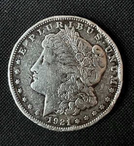 lot 36 image: 1921-S Morgan Silver Dollar