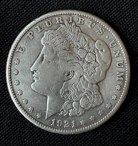 lot 38 image: 1921-S Morgan Silver Dollar