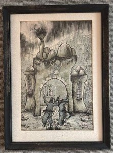 lot 54 image: Framed 11 x 15 Signed Artwork by Zvi Ehrlich