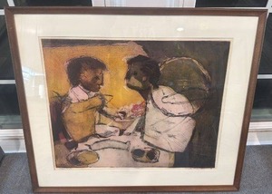 lot 66 image: Douglas Kinsey Signed Limited Edition Print Magic Circle 1962 Framed Artwork