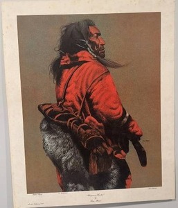 lot 95 image: Don Marco Cheyenne Hunter Limited Edition Artist Proof Print 21.5x26.5