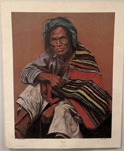 lot 96 image: Apache Limited Edition Print by Don Marco, Signed, 21.5 x 26
