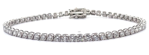 lot 19 image: NEW Classic 5.00 Carat Diamond Tennis Bracelet VIDEO
