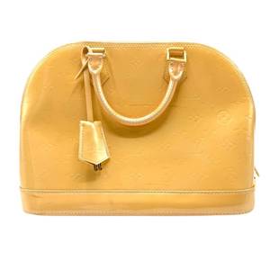 lot 22D image: Louis Vuitton Yellow Epi Leather Alma PM Pre-Owned Retail $2,200