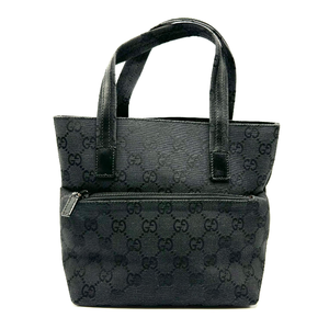 lot 1020 image: Gucci GG Black Nylon Tote Bag Pre-Owned Retail $850