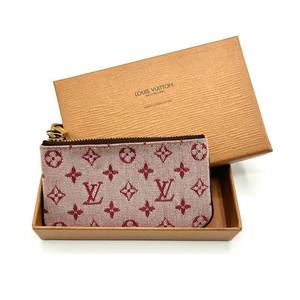 lot 1022 image: Louis Vuitton Monogram Vernis Pouch in Pink and Burgundy  Original Box Pre-Owned Retail $725