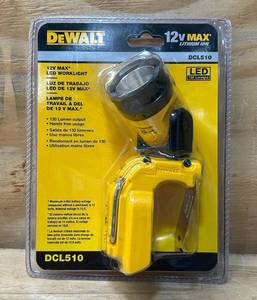 lot 133 image: DEWALT 12v Max Lithium Ion LED Worklight