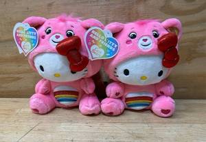 lot 27 image: Hello Kitty and friends Care Bears lot of 2