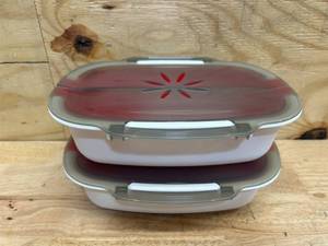 lot 58 image: Microwave Steamer And Food Cooker (lot of 2)
