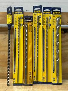 lot 82 image: IRWIN Drill bit lot of 6