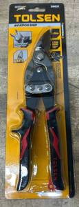 lot 98 image: Aviation Snip Left Industrial Cr-Mo Material, Length 10, Two-Component Plastic Handle 30021 (0930250)