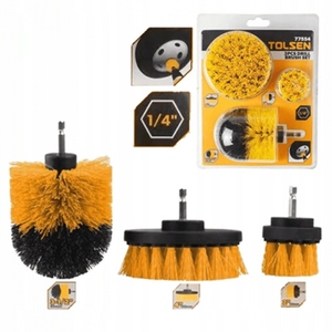 lot 103 image: Tolsen - Lot of 3 - 3pc Brush Set 77554 (09252520.25)