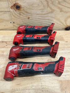 lot 123 image: NON WORKING Milwaukee Oscillating Multi-Tool (lot of 4)