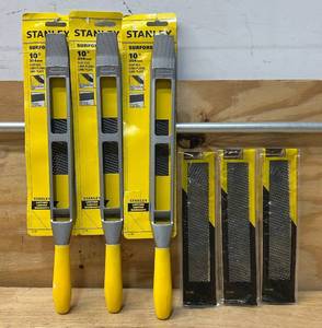lot 142 image: STANLEY Surform 10  Flat File, Replacement blade lot of 6