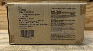 lot 176 image: Antibacterial Hand Sanitizer Gel 25 pcs
