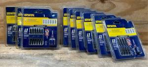 lot 186 image: IRWIN Impact Double Ended Power Bits lot of 9