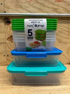 lot 193 image: Sistema Food Prep Containers