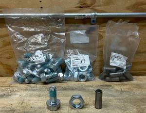lot 198 image: Brake pad, Nuts, Pin lot