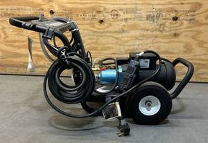 lot 242 image: NorthStar Electric Cold Water Total StartStop Pressure Washer, 3000 PSI, 2.5 GPM, 230 Volts sold as is Msrp $1599.99