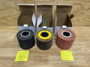 lot 271 image: Different Abrasive Wheel Brushes (lot of 3)