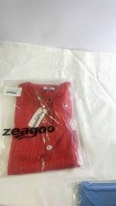 lot 19 image: Zeagoo Red Crewneck Blouse