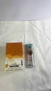 lot 27 image: 12 Theo Organic Cashew Caramel Crunch 70% Dark Chocolate Bar 1.7oz
