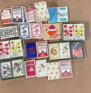 lot 47 image: Collection of Vintage and Modern Playing Card Decks Assorted Brands