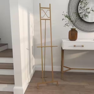 lot 60 image: Gold Metal Artist Easel Stand 57 Inch