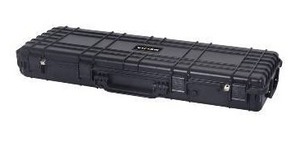 lot 63 image: MEIJIA Portable Rolling Waterproof Hard Rifle Case with Foam Insert