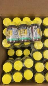 lot 100 image: Mason Natural Vitamin B-12 1000mcg Supplements 72 Bottles