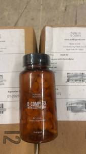 lot 115 image: Public Goods B-Complex with Electrolytes Dietary Supplement Tablets