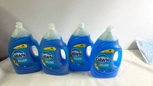 lot 157 image: Lot of 4 Dawn Ultra 56 oz Dishwashing Liquid Bottles