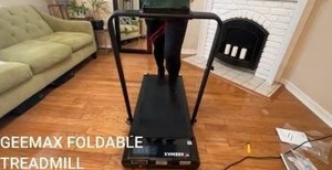 lot 162 image: GEEMAX 2 in 1 Foldable Treadmill with Walking Pad