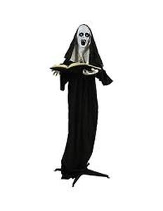 lot 2 image: Haunted Hill Farm Life-Size Nun