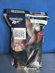 lot 32 image: Reebok Mens 4-Pack Performance Boxer Briefs - Size 2XL