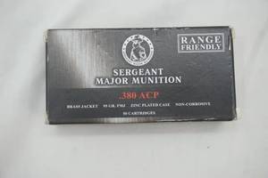 lot 4 image: .380 Sergeant Major Munition (Full 50ct)