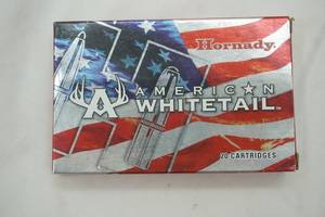 lot 7 image: Hornady American Whitetail 30.06 Sprg Ammo (full-20ct)